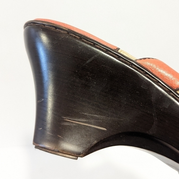 Sofft pink wedge platform leather sandals 8.5 - Picture 14 of 16